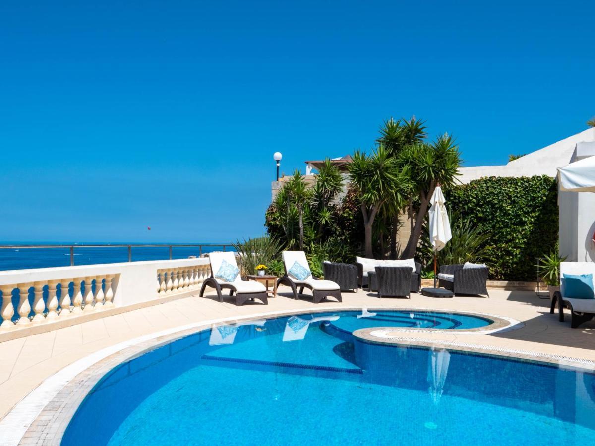 Villa Palma - Sunset Sea Views With Pool, Jacuzzi, Sauna And Games Room Mellieha Exterior foto