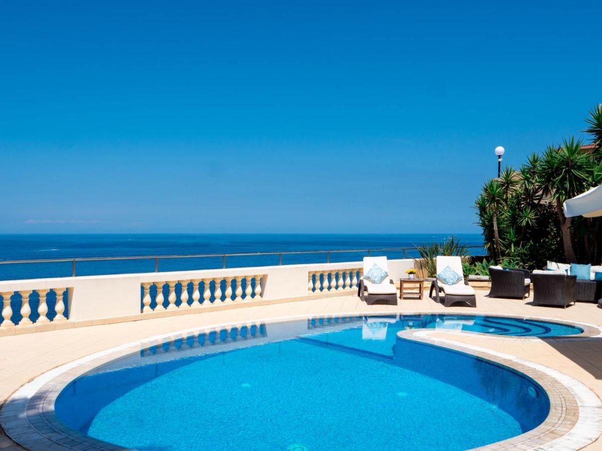 Villa Palma - Sunset Sea Views With Pool, Jacuzzi, Sauna And Games Room Mellieha Exterior foto